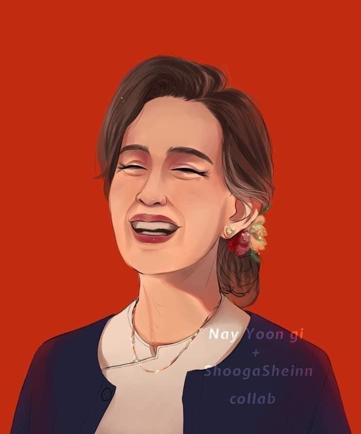 We only wanted to see her smile again 🌸
#HearTheVioceOfMyanmar 
#RespectOurVotes