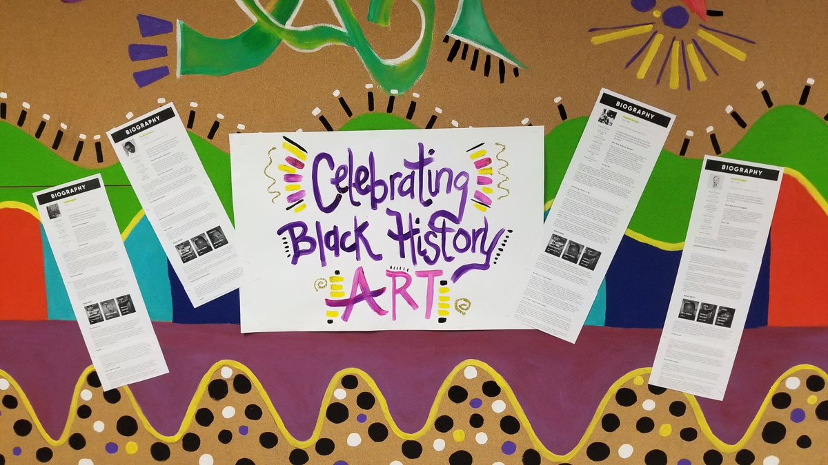 StacyBStory's tweet photo. Celebrating Black History Art with @Allison80750734 during #BlackHistoryMonth It's inspiring to learn about the achievements of others in different areas of life. #LCMSResilient #bravoencore https://t.co/PMnelYLOgw