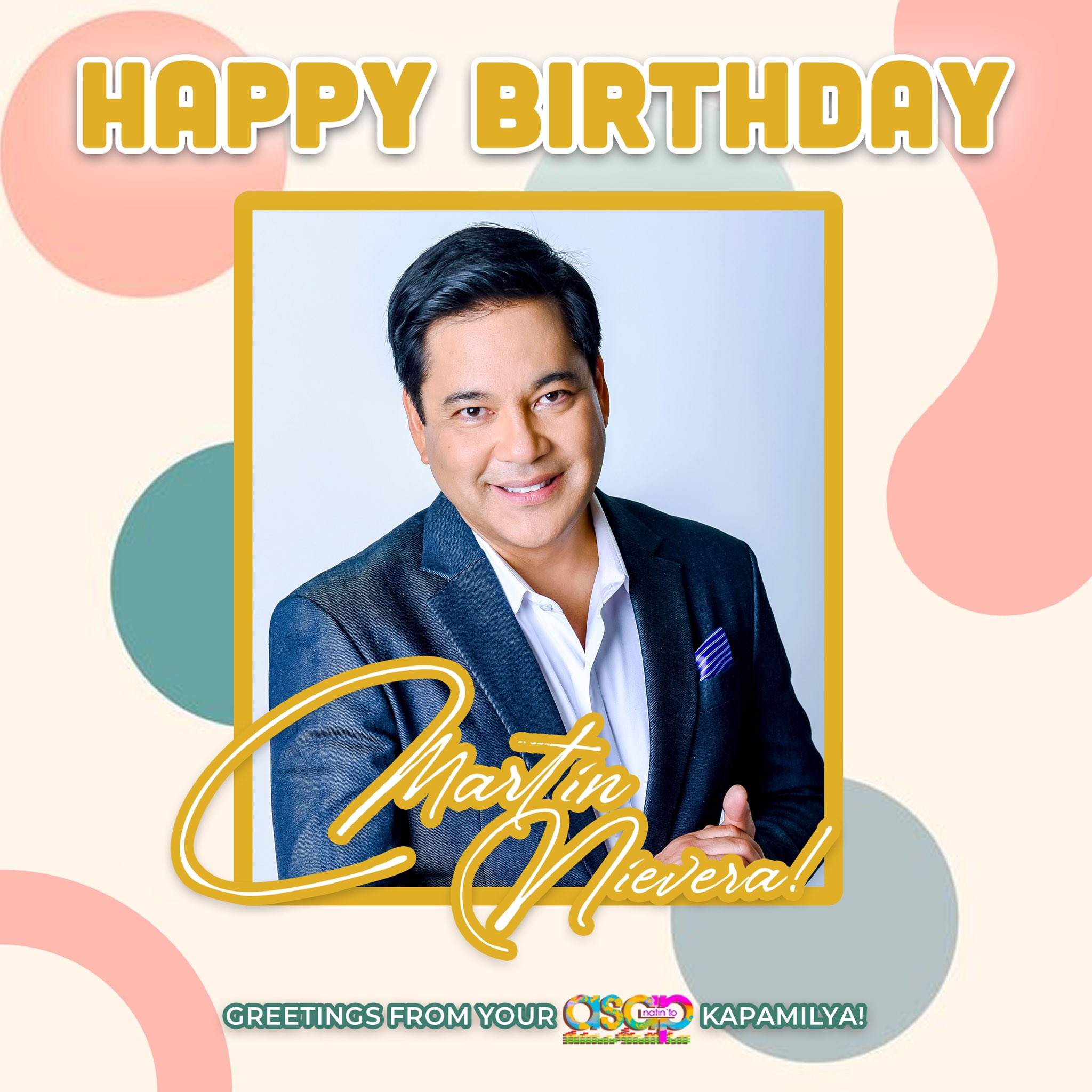 Happy Birthday Concert King, Mr. Martin Nievera! We love you!   