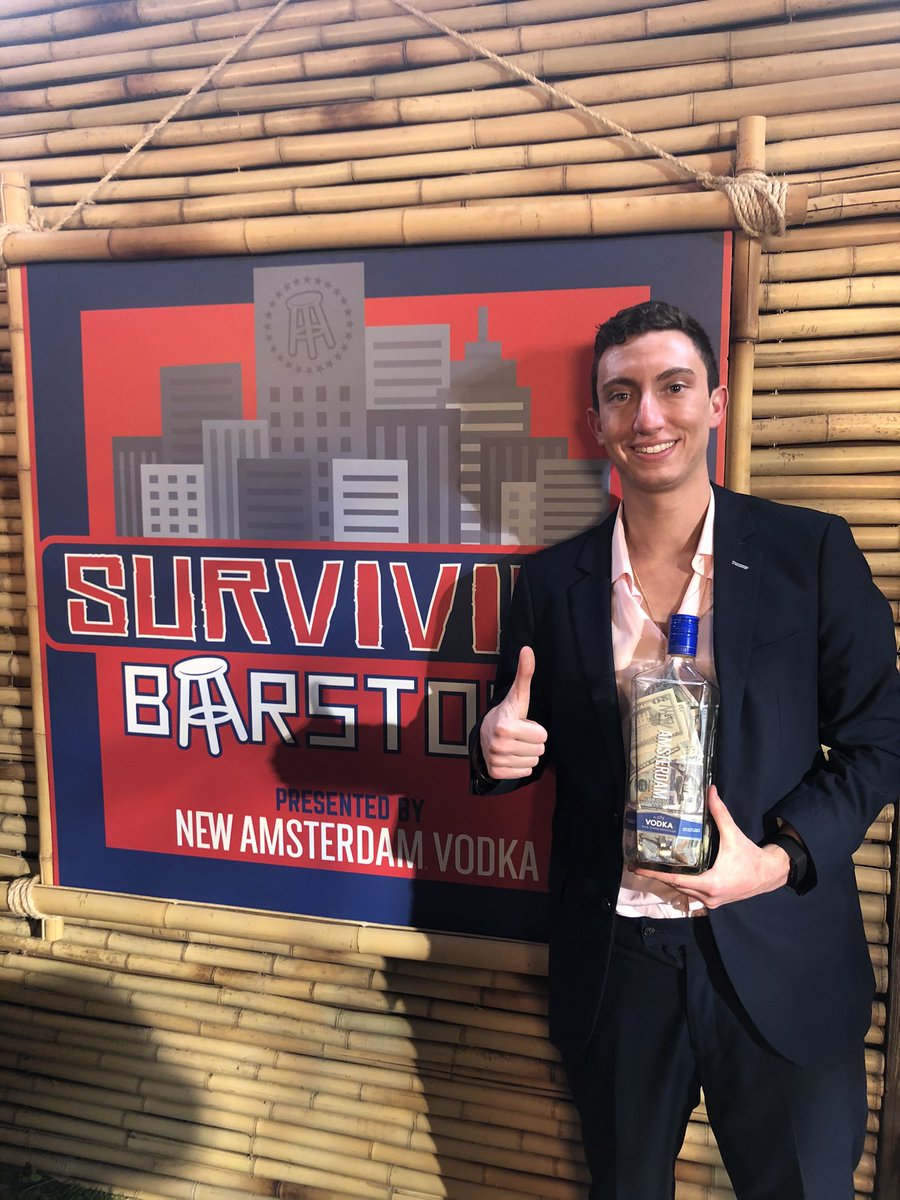 TomScibelli's tweet photo. Dreams do come true. 

From Survivor Barstool fanfiction to Surviving Barstool champion. Best company in the world. Best show in the world. Thank you. https://t.co/Z9NmZgn4SO