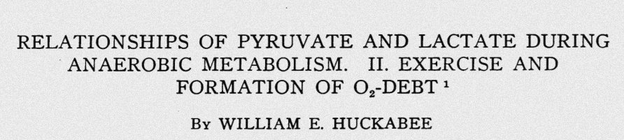 Back in 1958, Huckabee observed the relationship between "oxygen debt" and "excess lactate", plotting almost superposable curves from the relationship of them.Then in 1970, Weil further supported this data w/ a  hemorrhagic shock model in which  again correlated w/ O2 debt