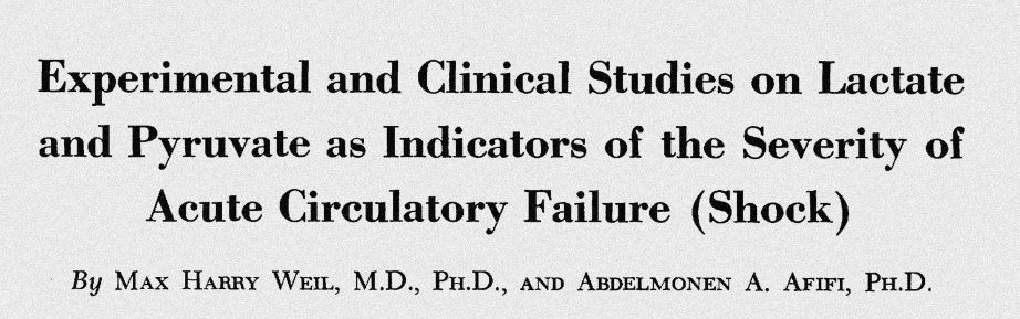 Back in 1958, Huckabee observed the relationship between "oxygen debt" and "excess lactate", plotting almost superposable curves from the relationship of them.Then in 1970, Weil further supported this data w/ a  hemorrhagic shock model in which  again correlated w/ O2 debt