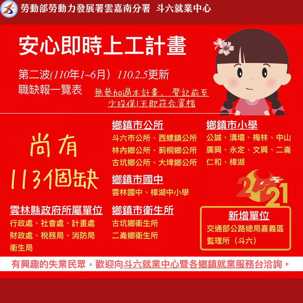 原民會雲嘉南區就業服務 Home Facebook