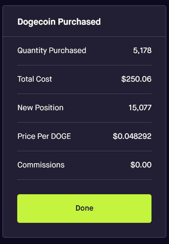 FocusedProfits's tweet image. Just bought $250 worth 5,000 #Dogecoin on this dip!!
Hit my 20k DOGECOIN GOAL!!!!!!!
#dogearmy #dogecointo1dollar #DogecoinToTheMoon 

*****JOIN OUR #DOGE DISCORD*****
discord.gg/ECRaa7VQzr
