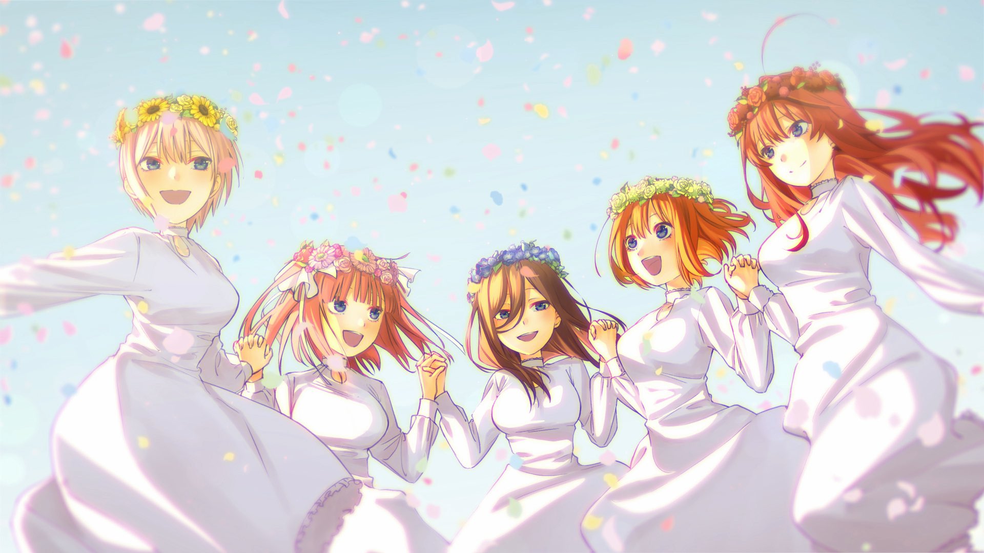 Tvアニメ 五等分の花嫁 公式 ノンクレジットed公開 Tvアニメ 五等分の花嫁 ノンクレジットedを公開です Edテーマ はつこい 中野家の五つ子 花澤香菜 竹達彩奈 伊藤美来 佐倉綾音 水瀬いのり T Co O2c6u1qb 五等分の 花嫁