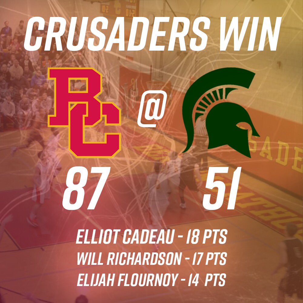 2-0! Great team victory tonight. On to Gill St. Bernard’s this Saturday. #DeusVult #BChoops #NorthJerseyBasketball