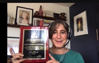 Humbled, once again, by another award: The Power of Advocacy, this time from <a href="/JNCLInfo/">Joint National Committee for Languages</a> for the work through <a href="/co_ptic/">CoalitionPTIC America</a>  in CA around exemption for #knowledgedbased professions like #translators #interpreters from AB 5. A very important issue to many. Merci, gracias, obrigada!