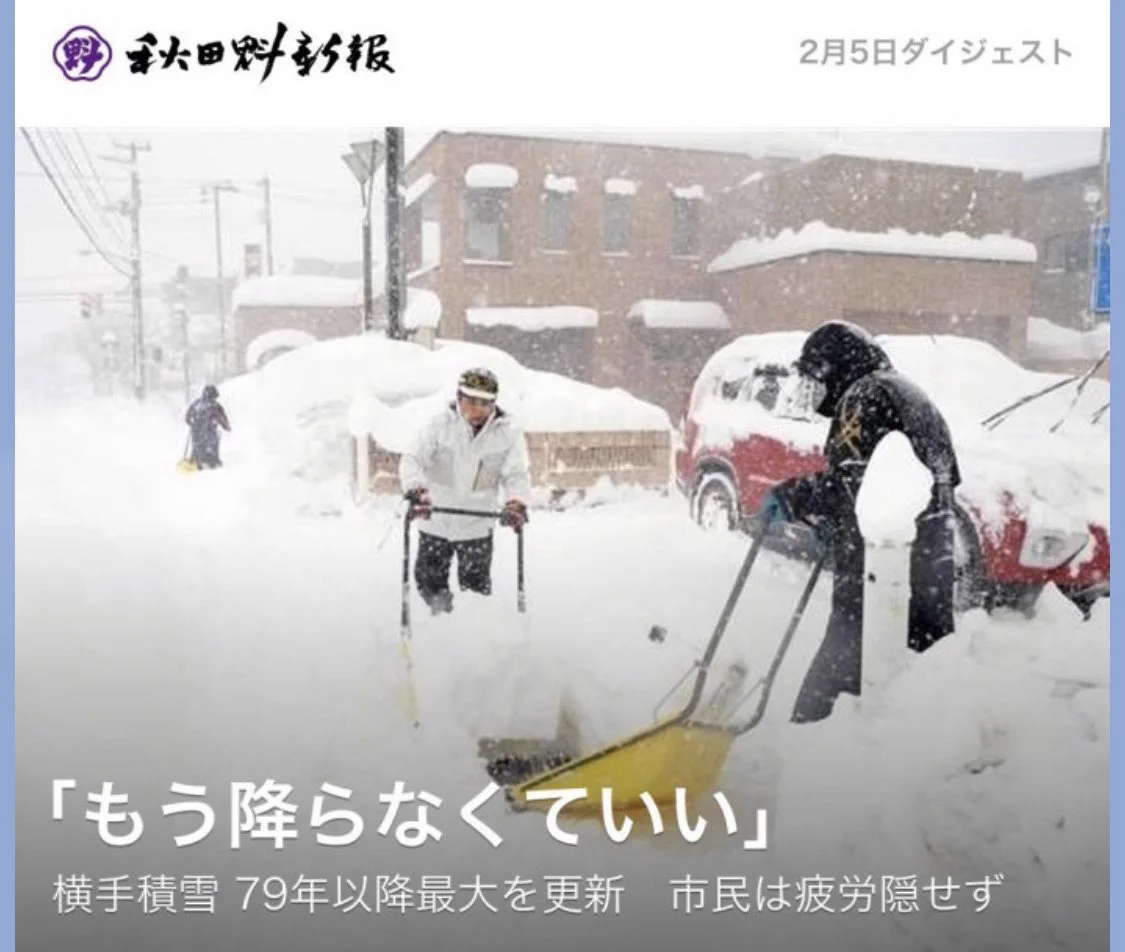 去年と今年の横手の違い！雪不足の「かまくら」危機から「もう降らなくていい」にw
