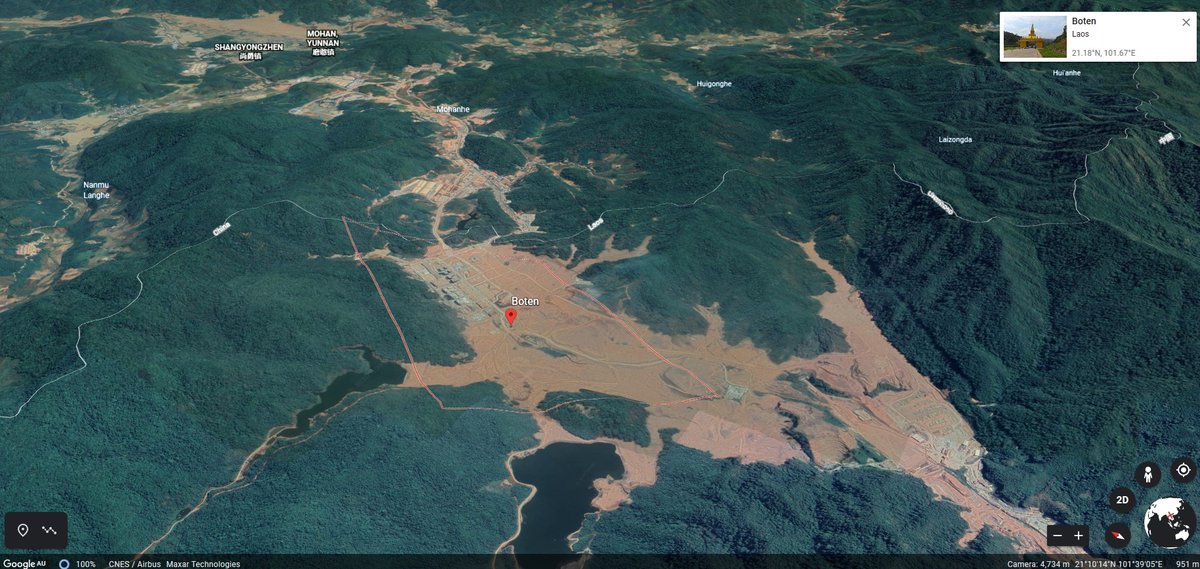 2. Visiting the Boten SEZ in northern Laos is a confronting experience. Land clearing is well-advanced for what will be a completely Chinese-controlled city of 300,000 within Laos territory.  http://www.xinhuanet.com/english/2019-10/28/c_138510459.htm
