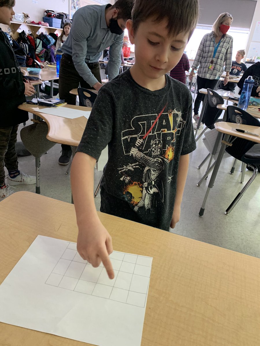 MrsMackieteach's tweet photo. This is how we math in grade 3. #mufflestruffles #investigation @RVSMrWood @SarahThompsonSc @rvsed https://t.co/5l9p8wJDcW
