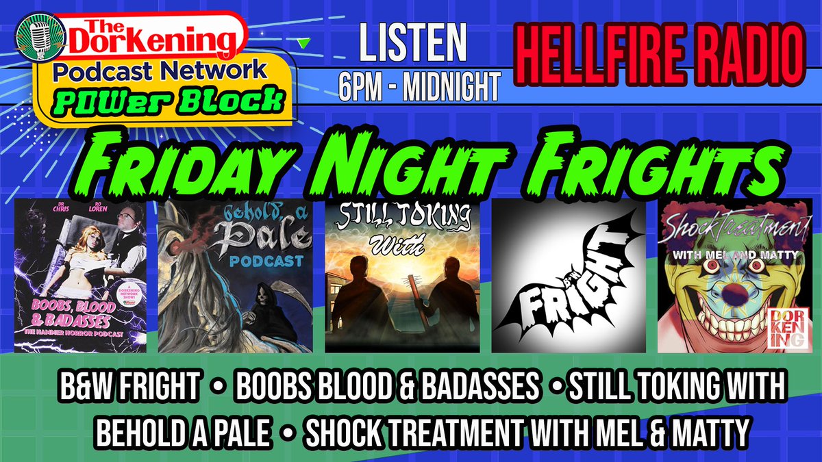 TheDorkening's tweet photo. Are you working from home? @Hellfireradio61 has 12 hours of #Horror #podcasts Tomorrow from Noon to Midnight catch these awesome shows! Listen on @Live365 Search for #HellfireRadio or https://t.co/zksbDHHSqX https://t.co/ueeb6j8OBx