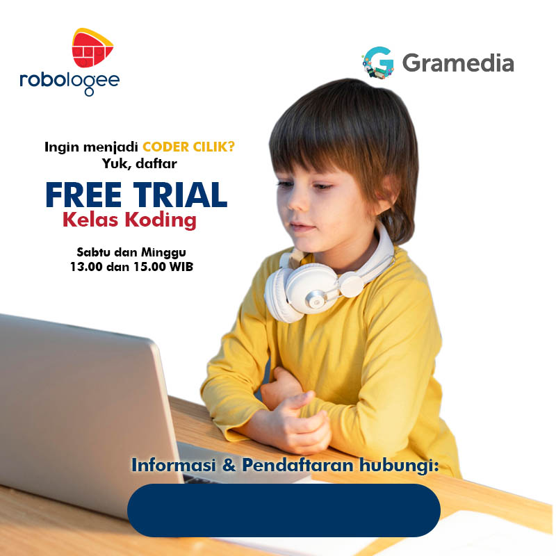 InfoJadwalEvent's tweet image. FREE TRIAL CLASS CODING ONLINE
Hari/ Tanggal : Setiap Hari Sabtu dan Minggu
Pukul : 13.00 – 15.00 WIB
Rage Usia : 7 –12 tahun
jadwalevent.web.id/free-trial-cla…
#free #trial #kelaskoding #anak #parenting #Robologee #KompasGramedia #Gramedia