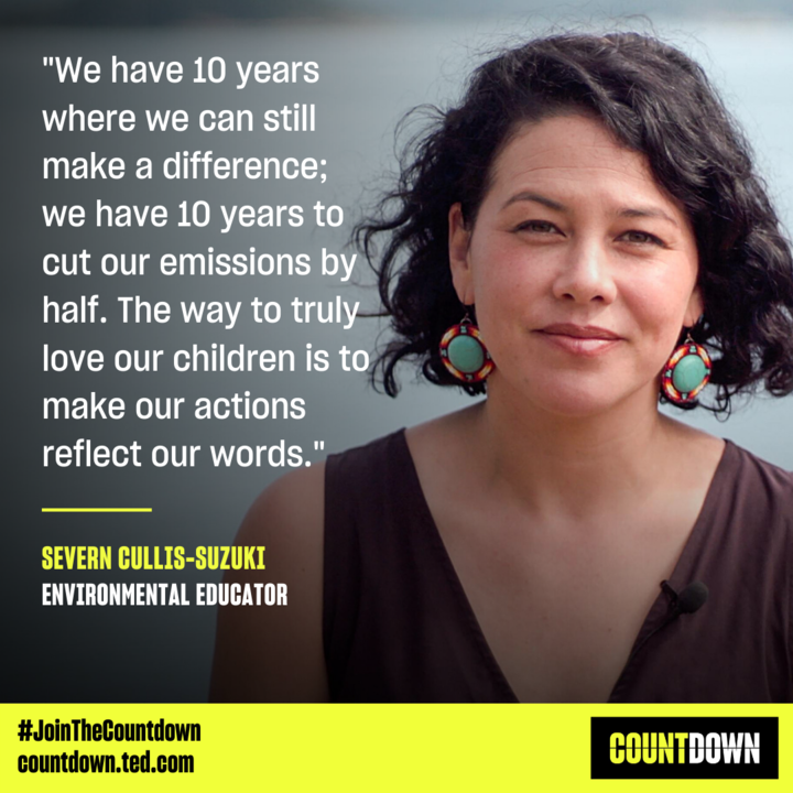 #JoinTheCountdown <a href="/SevernSuzuki/">Severn Cullis-Suzuki</a> very powerful message to take action against climate change #WeHaveNoTime <a href="/ClimateReality/">Climate Reality</a> <a href="/ClimateChangeE3/">Climate Change & Environment</a> @tcrpindia <a href="/amitksharma1604/">Amit Kumar Sharma</a> <a href="/GOHKOKMING2/">GOH KOK MING</a> <a href="/MrsBennett92/">Mrs. Bennett</a> <a href="/BiscottiNicole/">Nicole Biscotti, M.Ed. 🧡</a> <a href="/ashokkp/">Ashok Pandey</a> <a href="/JulieHStern/">Julie Stern</a>