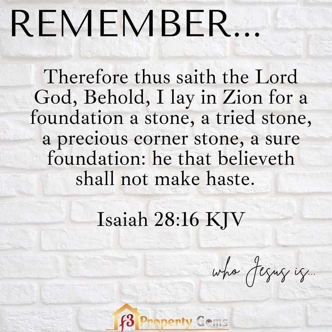 65Evette's tweet photo. Jesus is my firm Foundation.
#firmfoundation #faith #believe #securefoundation #protector #solidrock #preciousstone #surefoundation #Cornerstone https://t.co/DVl8RWb1ax