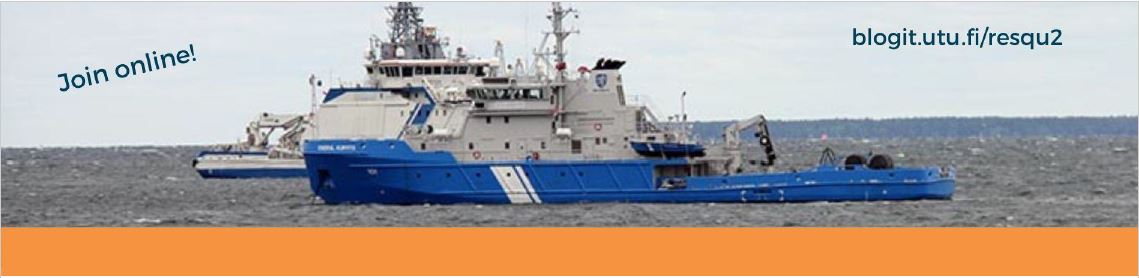 ResQU2Platform's tweet image. Short reports from our three workshops of January now in our blog. In the next webinar, the focus is Maritime rescue operations: What is our direction? on 17.2. All these at blogit.utu.fi/ResQU2.
#preparedness #interreg #maritimesafety #balticsea #northsea @EstonianPolice