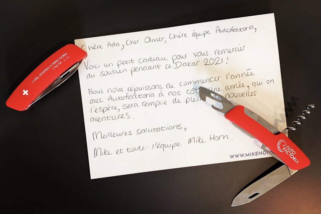 AutoFactoria est fier de soutenir <a href="/ExploreMikeHorn/">Mike Horn</a> mais aussi à travers notre partenariat toutes les grandes valeurs humaines ! Merci à Mike, ses filles et son équipe pour ce privilège ! Nous vous souhaitons le meilleur pour 2021 !!! 💪🏻💪🏻💪🏻