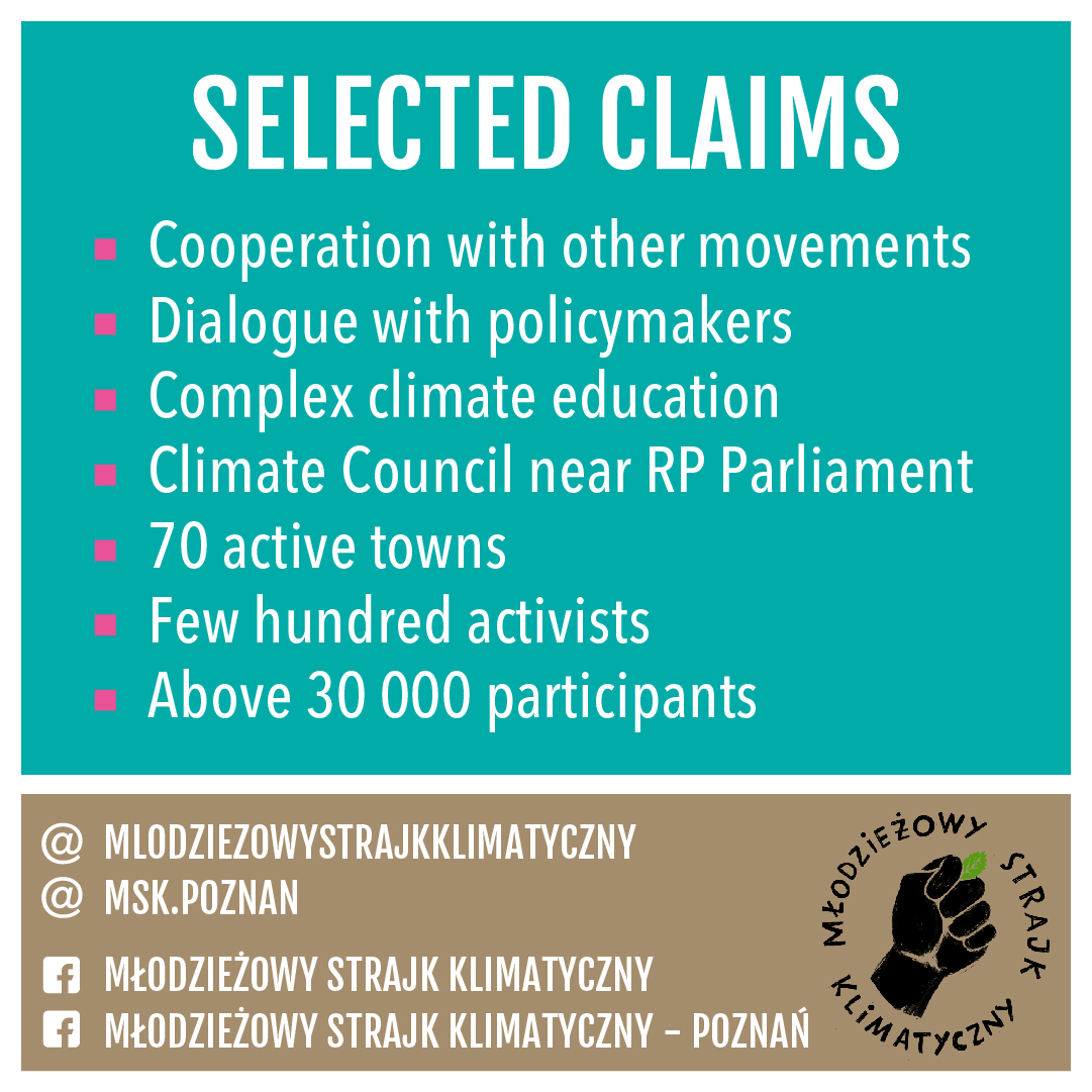 sfcinpoland's tweet photo. Dziś o Celu 13 i ruchu Fridays for Future, którego częścią są działania Młodzieżowego Strajku Klimatycznego!

Film ze strajków i inicjatyw jest tutaj:
https://t.co/klacTwxIpF

Z całym web doc można zapoznać się tutaj: 
https://t.co/qOp3GERp5Z
#inourhands #ShapingFairCities https://t.co/EJNhSkT7iO