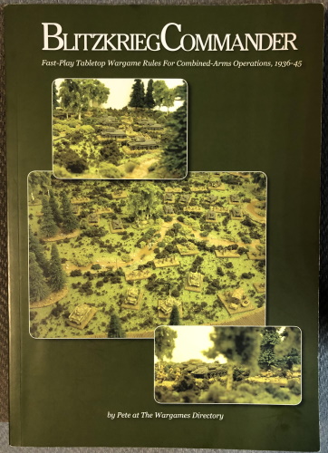 Today’s game is Blitzkrieg Commander (2005) from Specialist Military Publishing. It adapts Games Workshop’s Warmaster rules to World War 2.  #CuratedQuarantine