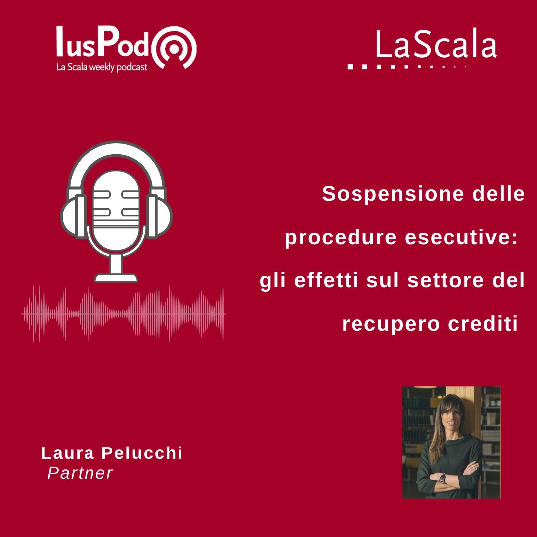 Lascalaw's tweet photo. Sospensione delle procedure #esecutive: gli effetti sul settore del recupero #crediti.
Ascolta #IusPod per conoscere tutte le novità https://t.co/x6OYrXn155 https://t.co/LwDvGbNoUl