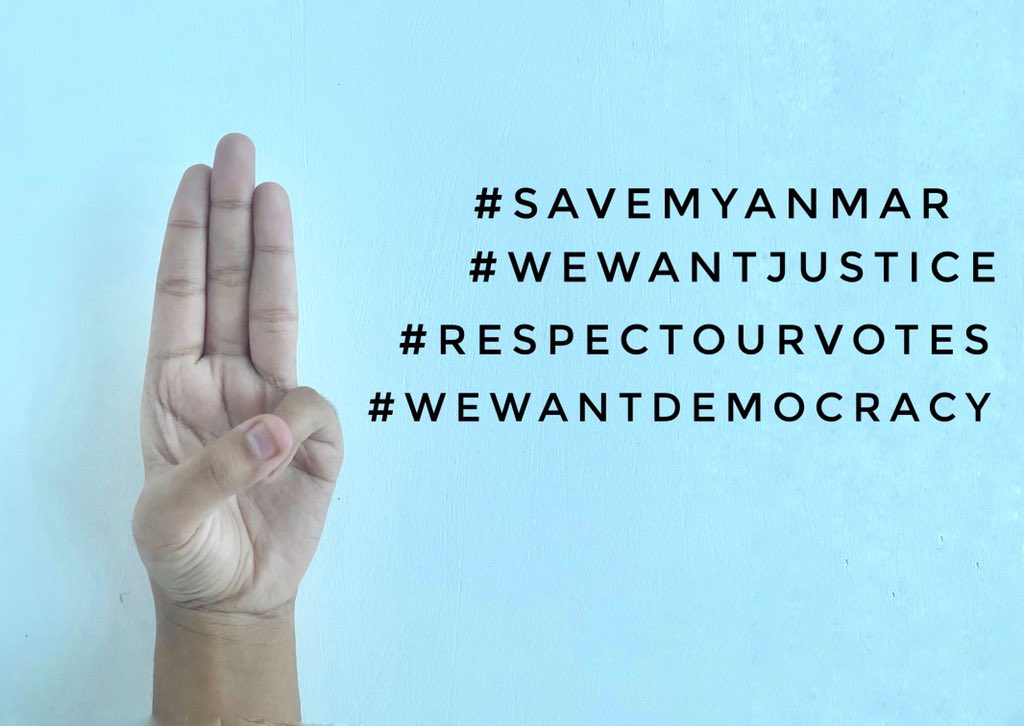#HearTheVoiceOfMyanmar
#WeNeedDemocracy