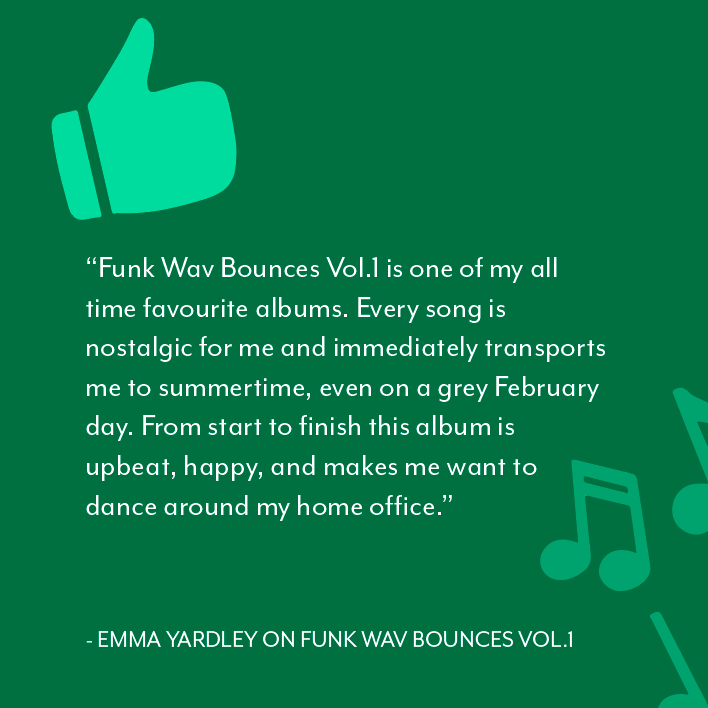 PembrokeAndRye's tweet photo. Our #AlbumOfTheWeek comes from @EmmaYardley7, who recommends Funk Wav Bounce Vol. 1 by Calvin Harris✨ 

What have you been listening to this week? Tell us below⬇️

#PembrokeandRyeRecommends #LockdownLife https://t.co/Y7ZQNwolO3
