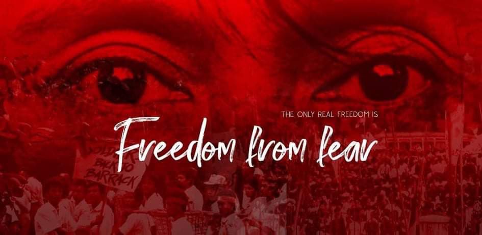 Even this is a long journey, let’s fight till the end. 
FREEDOM FROM FEAR
#HearTheVoiceOfMyanmar 
#WeNeedDemocraycy