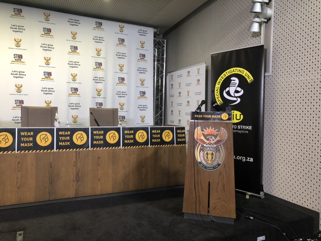 SIU Head, Advocate Andy Mothibi is about to release a report of finalised investigations and outcomes of investigations into allegations on the COVID-19 Personal Protective Equipment procurement by State institutions.  #FightingCorruption