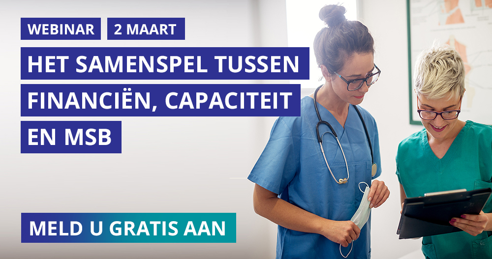 In het webinar 'Het samenspel tussen financiën, capaciteit en MSB' gaat Presentator <a href="/maartenbouwhuis/">Maarten Bouwhuis</a> met sleutelspelers binnen het #ziekenhuis in gesprek over de noodzaak om financiën en capaciteitmanagement te verbinden. Meer info en inschrijven op: bit.ly/3rnfO0T