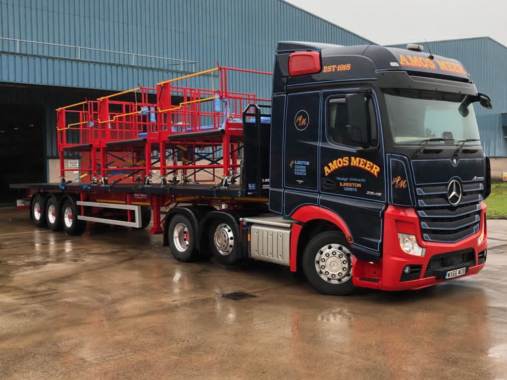 Thorworld's tweet image. Another consignment of platforms leaving Thorworld HQ thanks to Amos Meer! buff.ly/2FzKruJ #ThorworldIndustries #LoadingPlatform #AmosMeer