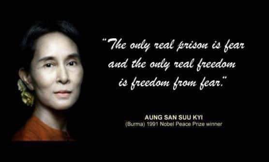 KONation_'s tweet photo. FREEDOM FROM FEAR #HearTheVoiceOfMyanmar
#WeNeedDemocracy https://t.co/AZkfAKPyx3