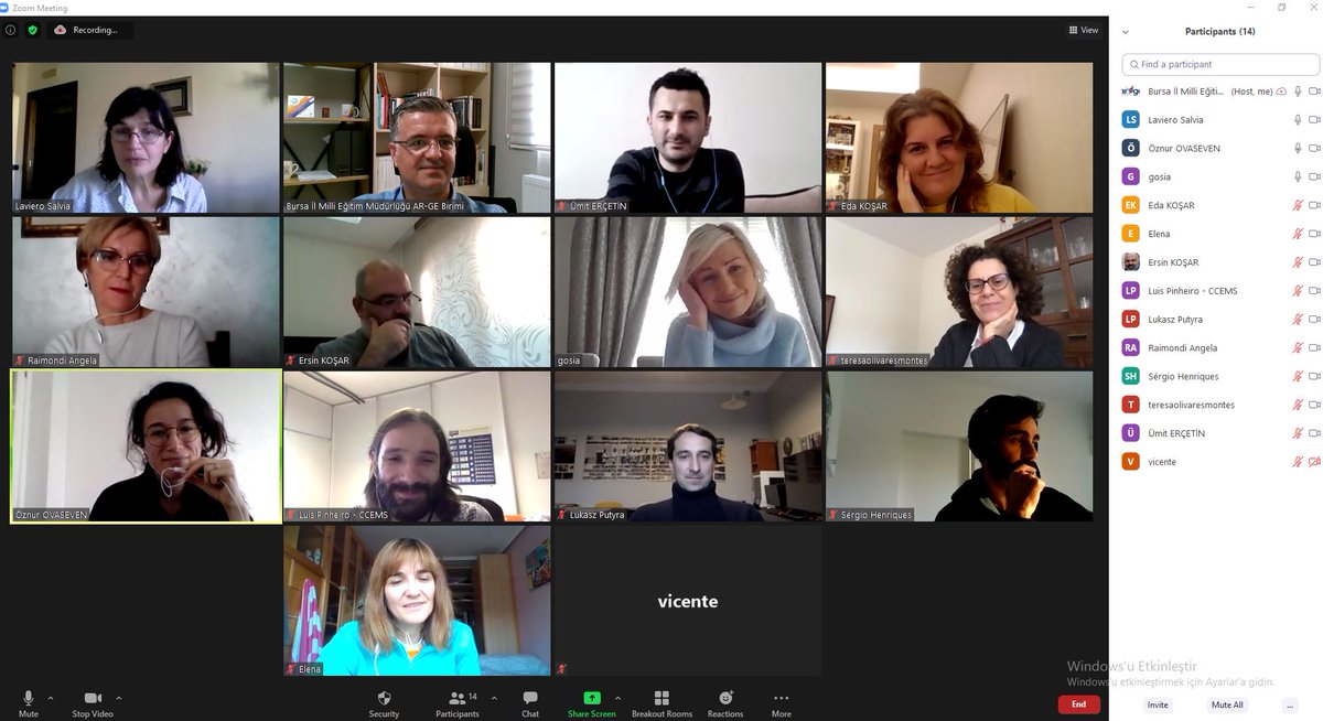 codeisloading's tweet photo. The online meeting of the project was held with the participation of all partners. The effects of Covid-19 on education and the project in partner countries were discussed and new activities were planned.
@ulusalajans 
@bursailmem 
@aos_mtal 
@uclm_es 
@EUROPA_Plymouth https://t.co/jPxgTNMSUE