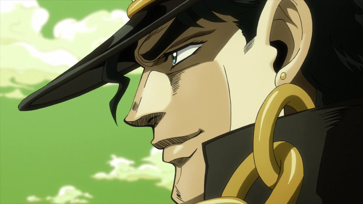 MegUnseen's tweet photo. @heavenknoswffs @WholesomeMeme People that comment in this section are the best. Even further that they put a smile on jotaro's face https://t.co/l5jMHfmLqF