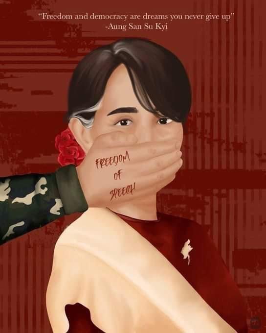 Trust in our power. If we could fight this battle in unity,good things will happen in our future!
FREEDOM FROM FEAR
#HearTheVoicesOfMyanmar
#WeNeedDemocracy