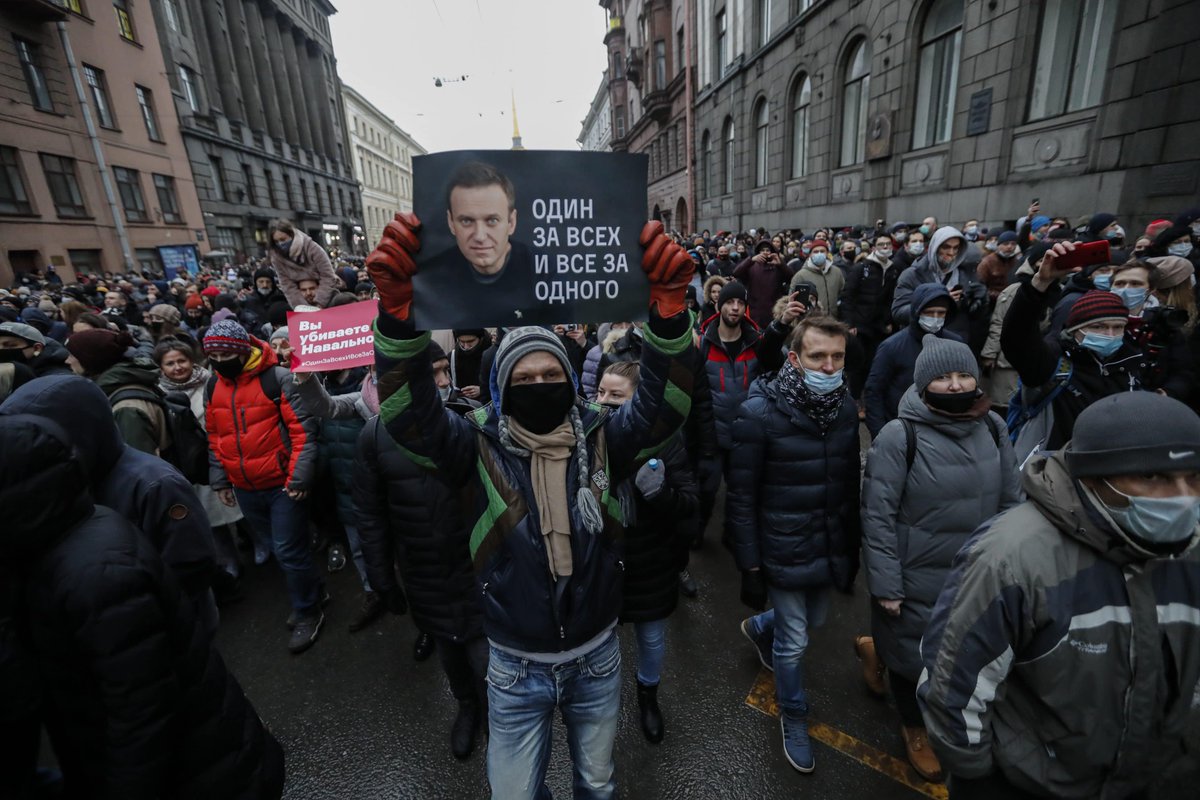 Митинги в россии за навального