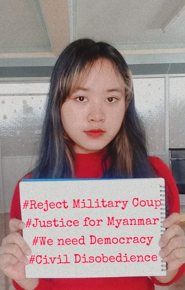 For our future, for our new generation, we will fight together.
#HearTheVoiceOfMyanmar
#WeNeedDemocracy