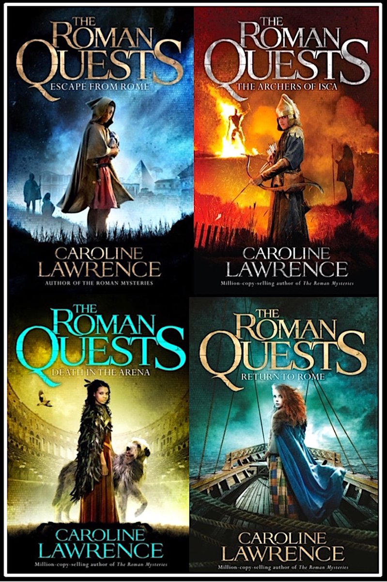 CarolineLawrenc's tweet photo. I'm having fun working on a Zoom presentation to future Latin & Classics teachers now studying for PGCEs at @SussexUni 'Using Classics-based Fiction for Kids in the Classroom'. That's exactly why I wrote the #RomanMysteries, #RomanQuests, #VirgilRetellings & #TimeTravelDiaries!😁 https://t.co/qUZDTrkA1Q