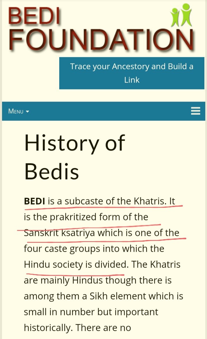 KHATRI clan is prakritization of Khashatriya क्षत्रीय-One of the Hindu VarnaBedi 'Vedi' clan of GuruNanak jiSodhi clan of Guru Gobindh jiSh Ram lineageKshatriya Worship आदिशक्ति the MostThose dating, Sikhs Worship 1 God- that One God is "AdiShakti" http://bedifoundation.org/history-of-bedi/