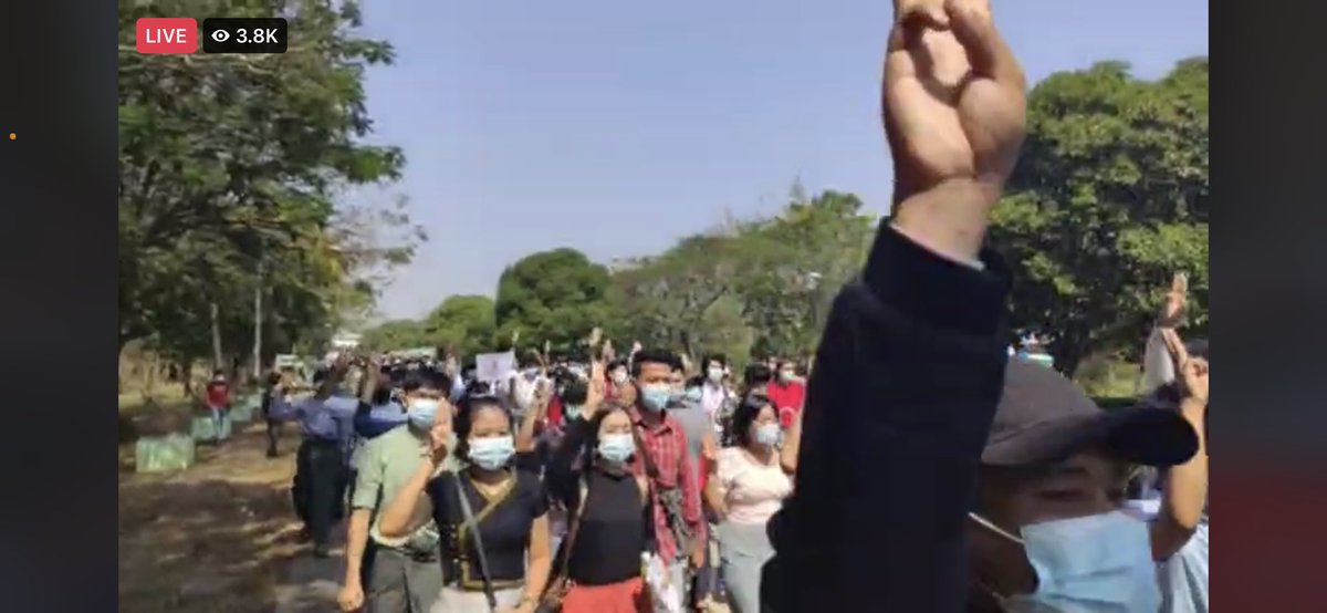 BRAKING. At University of Dagon in Yangon #WhatsHappeningInMyanmar