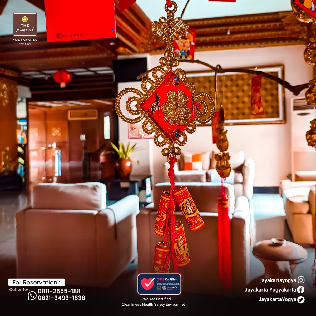 A tradition that came from mainland China and spread throughout the world and that tradition will soon arrive.
For info and order:
📞 RESERVATION (0274-488418)
📞 RESERVATION (0811-2555-188)
📞 RESERVATION (0821-3493-1838)
#chinesenewyear #imlek #jayakartahotelsresorts