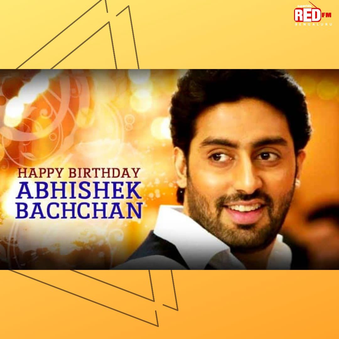 Happy Birthday Abhishek Bachchan.   