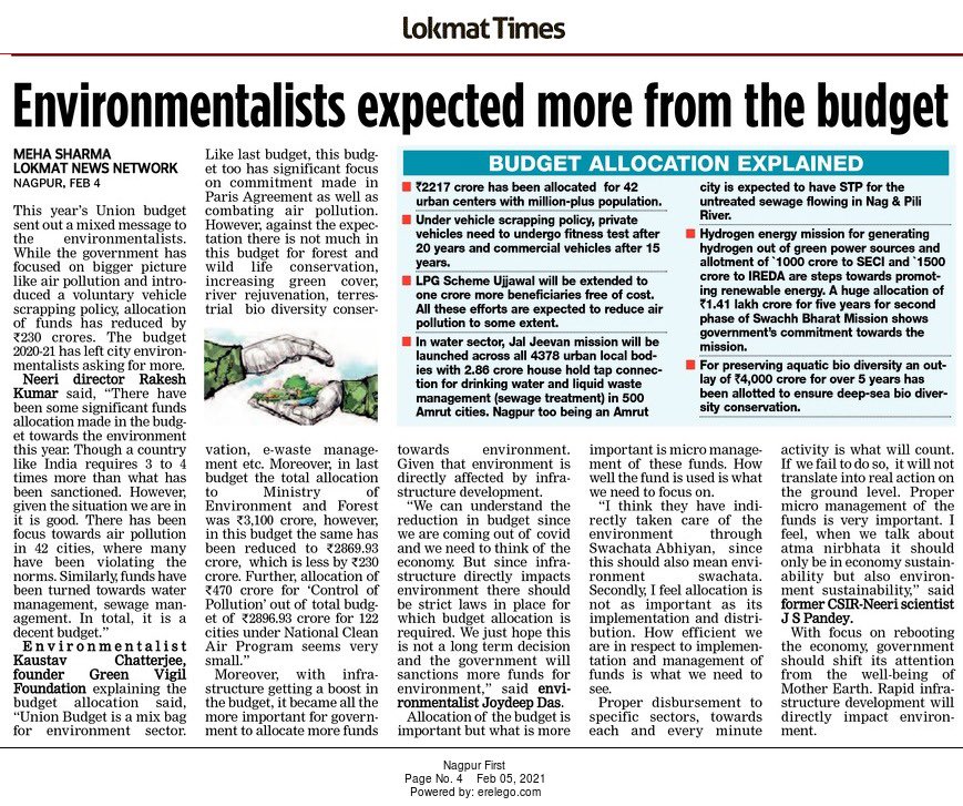 mehashar's tweet photo. #environmentbudget #environment @CSIR_NEERI @green_vigil @KaustavGVF @SjSurbhi28 @nknayak17 @kumarneeri https://t.co/KS8Fxd8Fn8