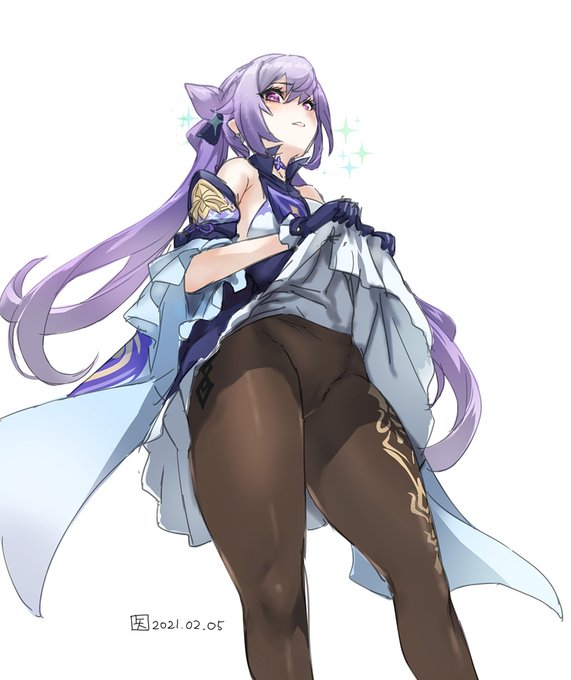 刻晴さんのタイツが描きたかっただけの落書き 