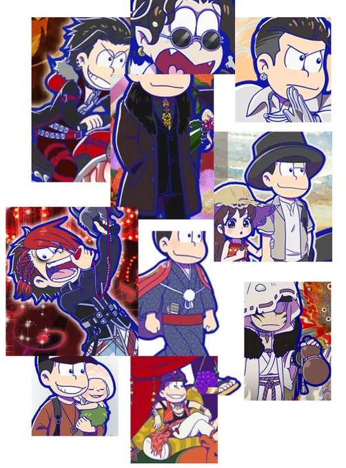 osomatsu is driving me crazy, I can't found where is his scarf&amp;glove&amp;shoes from 