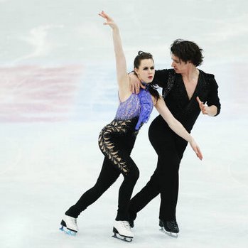 2017: In ice dance, the the isu allowed ice dancers to wear pants for the first time due to the hip-hop/swing rhythm with the midnight blues pattern short dance. Seen below are the pants and bodysuit styles worn by Tessa Virtue, Madison Hubbell, Maia Shibutani, and Madison Chock
