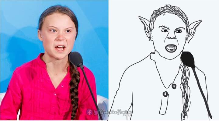 sanju_hariwan's tweet photo. Rate My Art 😊
#GretaThunbergExposed #GretaThunberg #greatathunberg #GretaExposed #GretaGoToSchool #GreatReset https://t.co/9vhzzDLQhb
