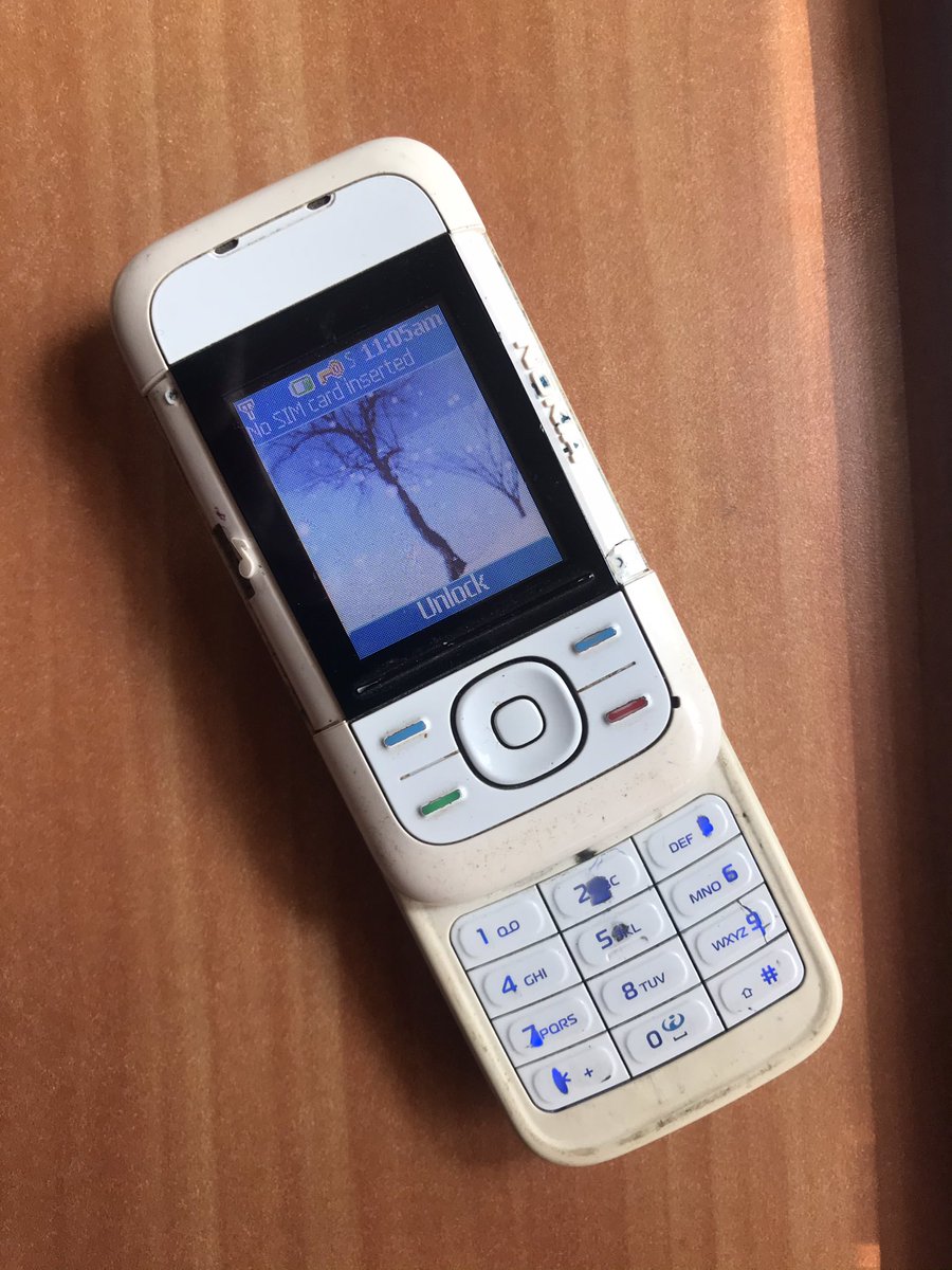 Sangeet_k's tweet photo. #myfirst #March2007
#Nokia5200
Charged and switched it On today.
It’s working absolutely fine. 🥰
#NokiaLove #NokiaFan ❤️ https://t.co/22W7mmUlbX