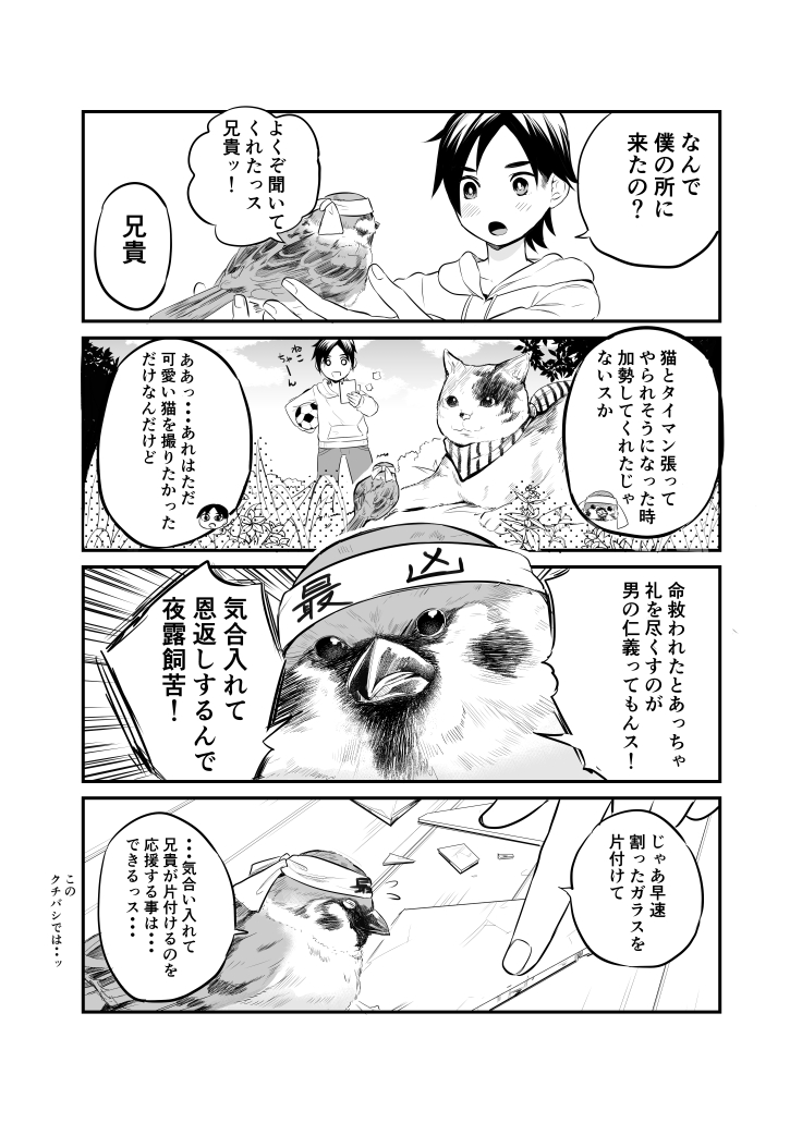 (創作)足立区のスズメは恩返しがしたい 