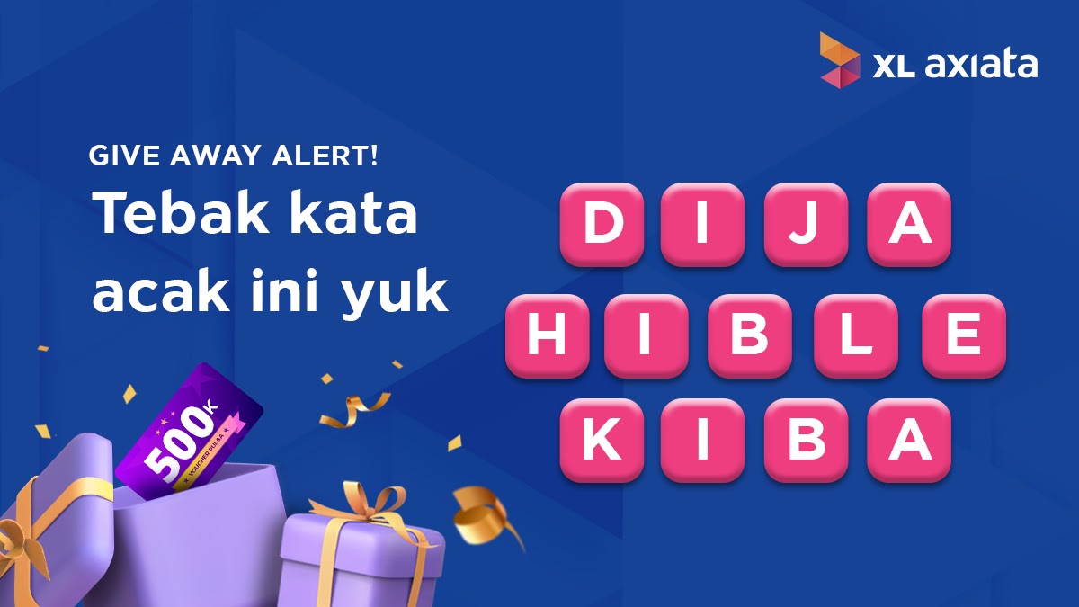 XLSMART's tweet photo. Ada hadiah pulsa gratis senilai Rp500.000 untuk 5 orang beruntung!  
Caranya:
*Follow @XLAxiata_Tbk 
*Tulis jawaban kamu dengan reply tweet ini 
*Gunakan hashtag #JadiLebihBaik 
*Wajib retweet biar kita tau kamu benar-benar niat https://t.co/zecmWsiXJA