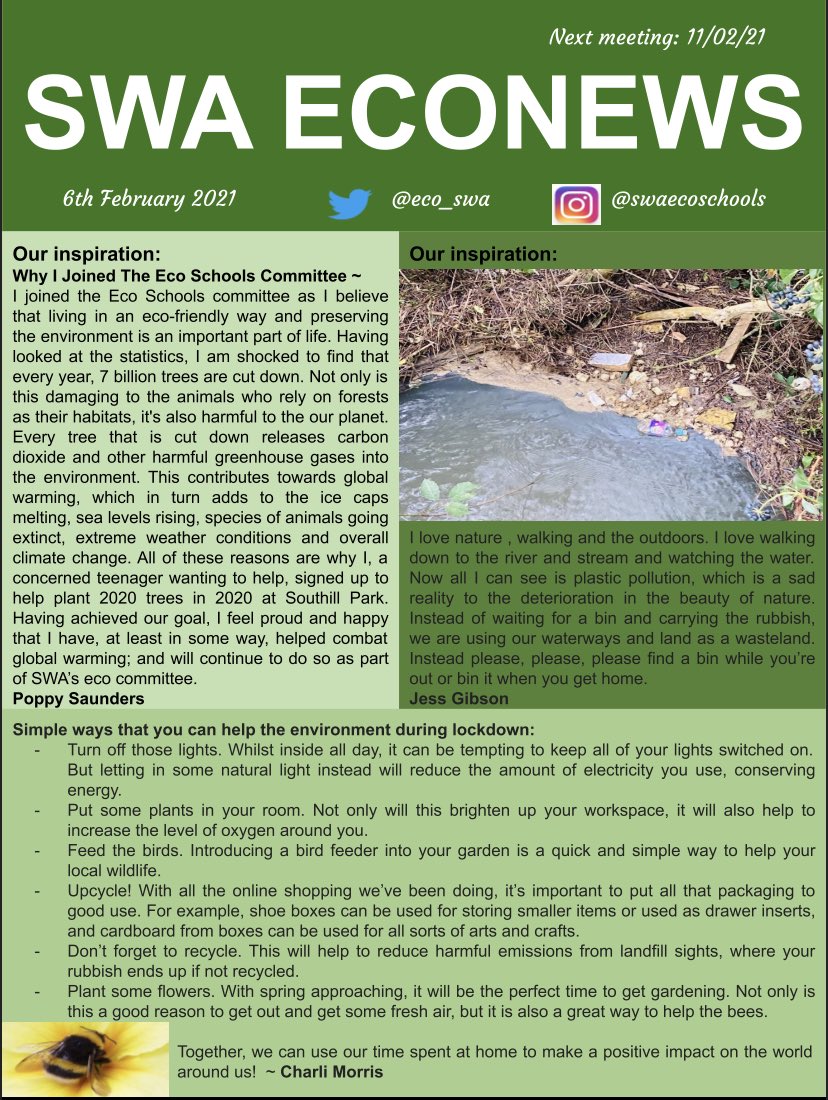 Eco-Schools SWA tweet media
