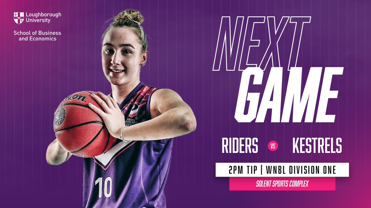 Loughborough Riders Women head south this Saturday to clash with <a href="/TSKestrelsWBB/">Solent Kestrels WBB</a> in the <a href="/NBLengland/">NBL</a> league action!

#BritishBasketball #WhereHistoryBegins